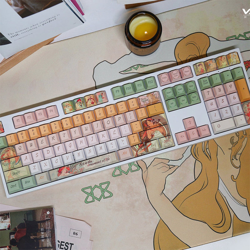 Varmilo(アミロ) Mucha ミュシャ キーキャップセット 129キー 通販