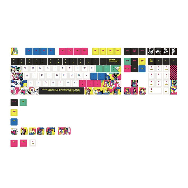 Varmilo Picasso Keycap Set 121 keys