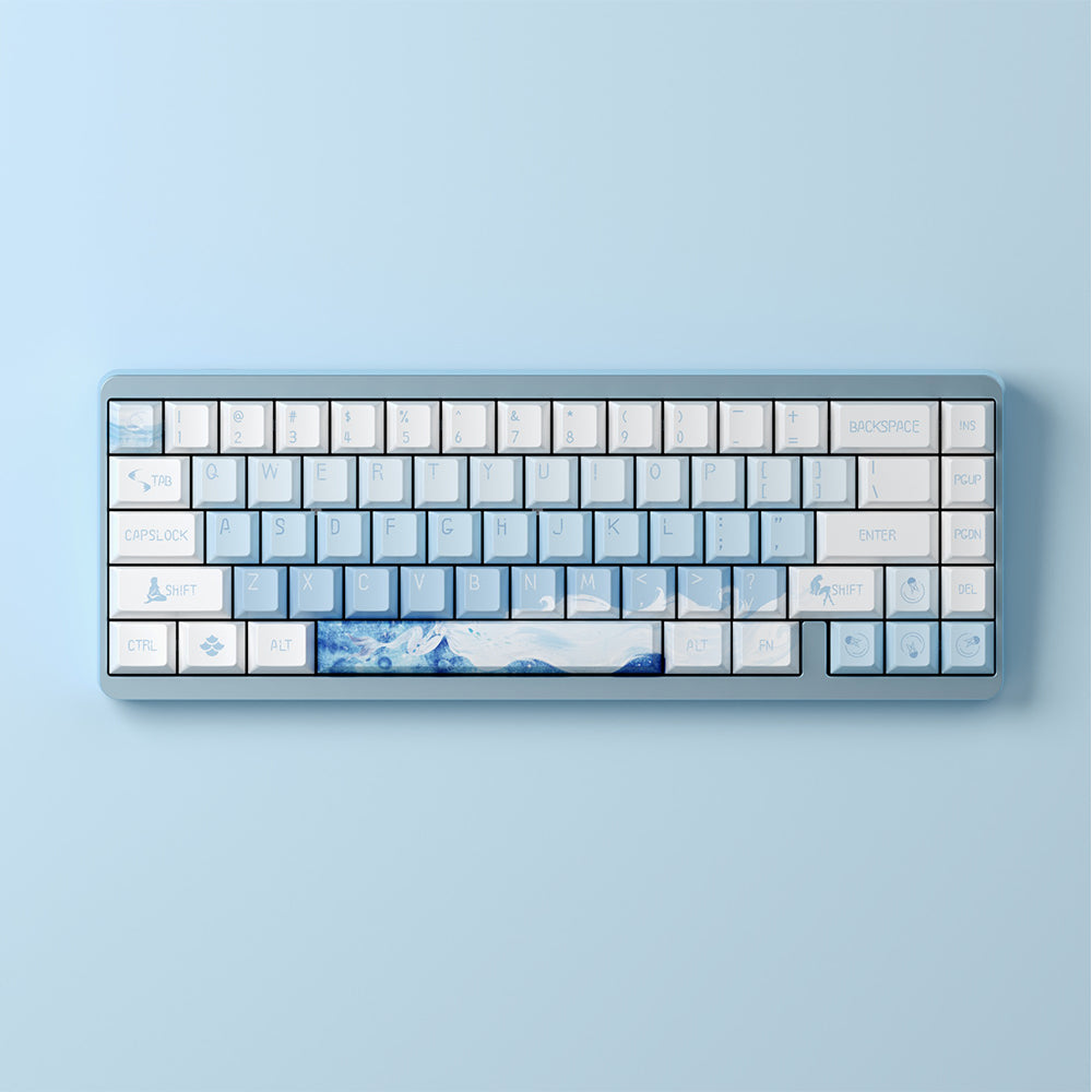 Varmilo Muse 65 Magnet Switch Wired Hot-Swap RGB 67 Keys Metal Gaming Mechanical Keyboard Ariel
