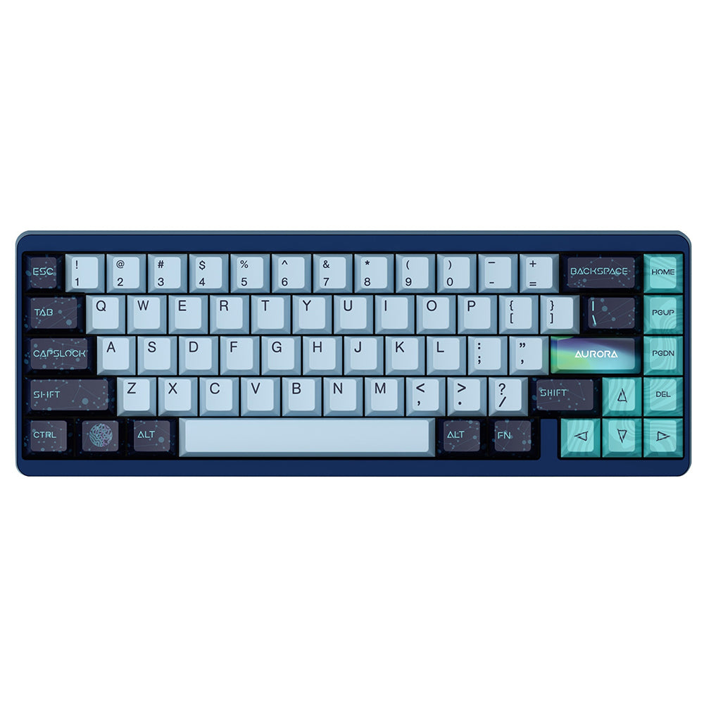 Varmilo Muse 65 Magnet Switch Wired Hot-Swap RGB 67 Keys Metal Gaming Mechanical Keyboard Aurora