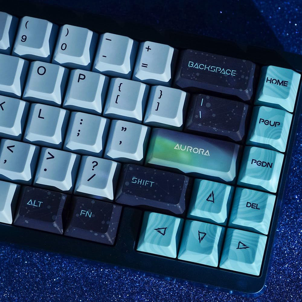 Varmilo Muse 65 Magnet Switch Wired Hot-Swap RGB 67 Keys Metal Gaming Mechanical Keyboard Aurora