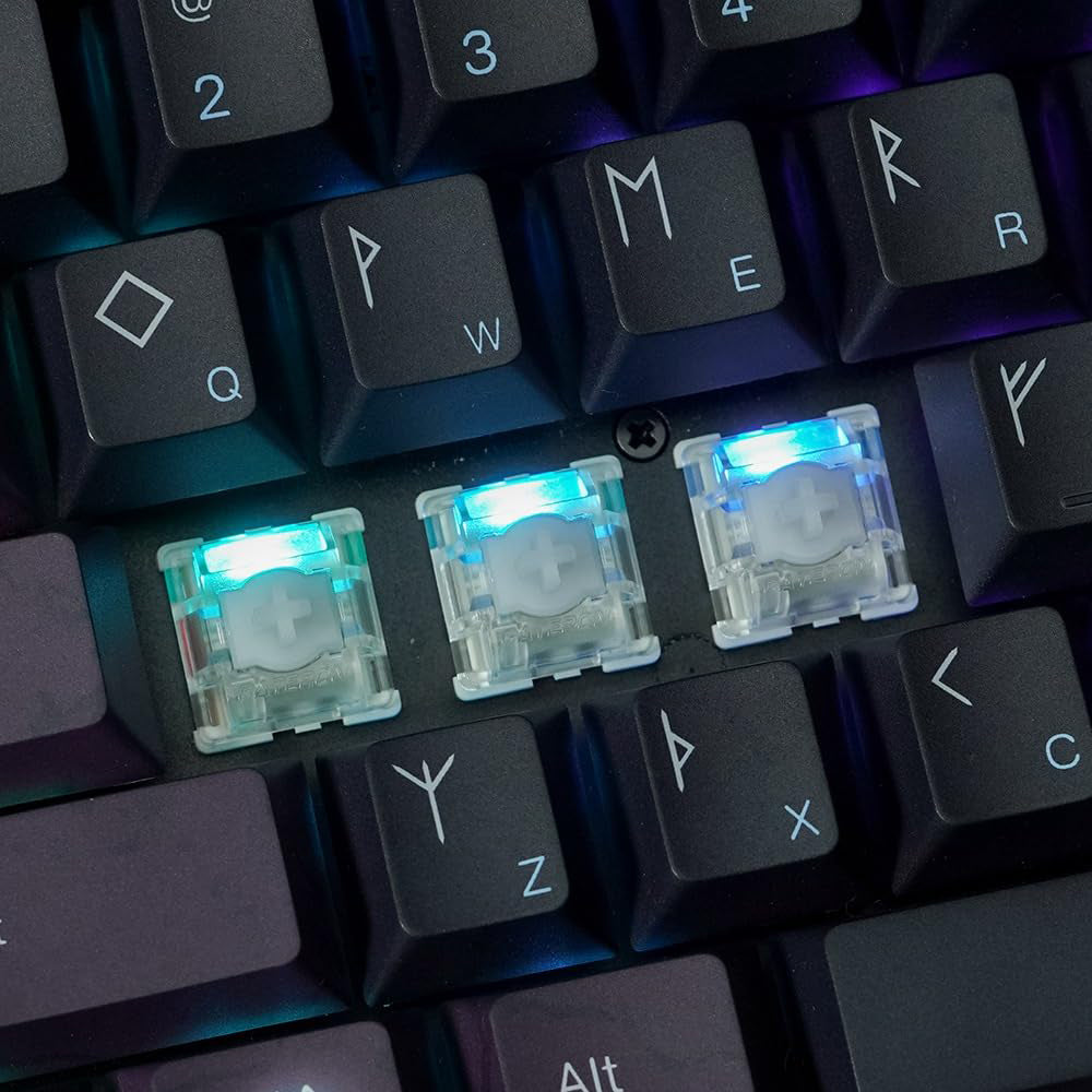 Varmilo Muse 65 Magnet Switch Wired Hot-Swap RGB 67 Keys Metal Gaming Mechanical Keyboard Asgard