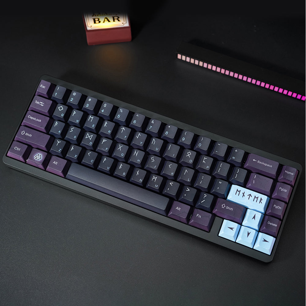 Varmilo Muse 65 Magnet Switch Wired Hot-Swap RGB 67 Keys Metal Gaming Mechanical Keyboard Asgard