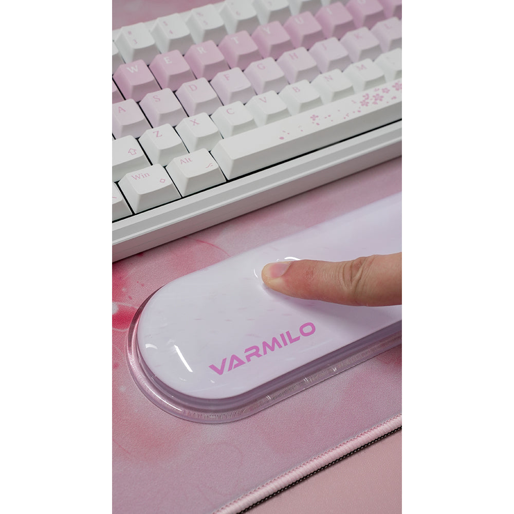 Varmilo TPU Clear Gel Wrist Rest 80% Sakura