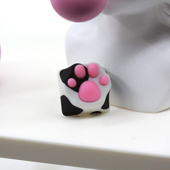 ZOMO PLUS ABS Kitty Paw Keycap Cow Cat for Cherry MX Switches