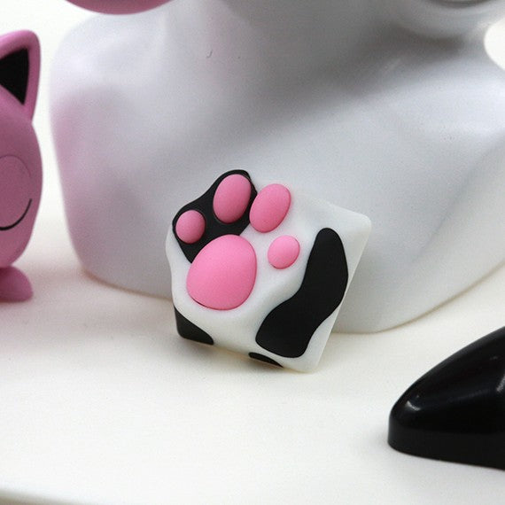 ZOMO PLUS ABS Kitty Paw Keycap Cow Cat for Cherry MX Switches