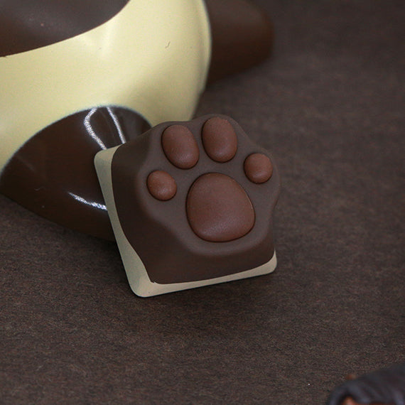 ZOMO PLUS ABS Kitty Paw Keycap Siamese Cat for Cherry MX Switches