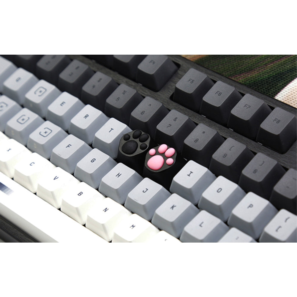 Varmilo ZOMO Kitty Paw Black Pink Key Cap for Cherry MX Switches