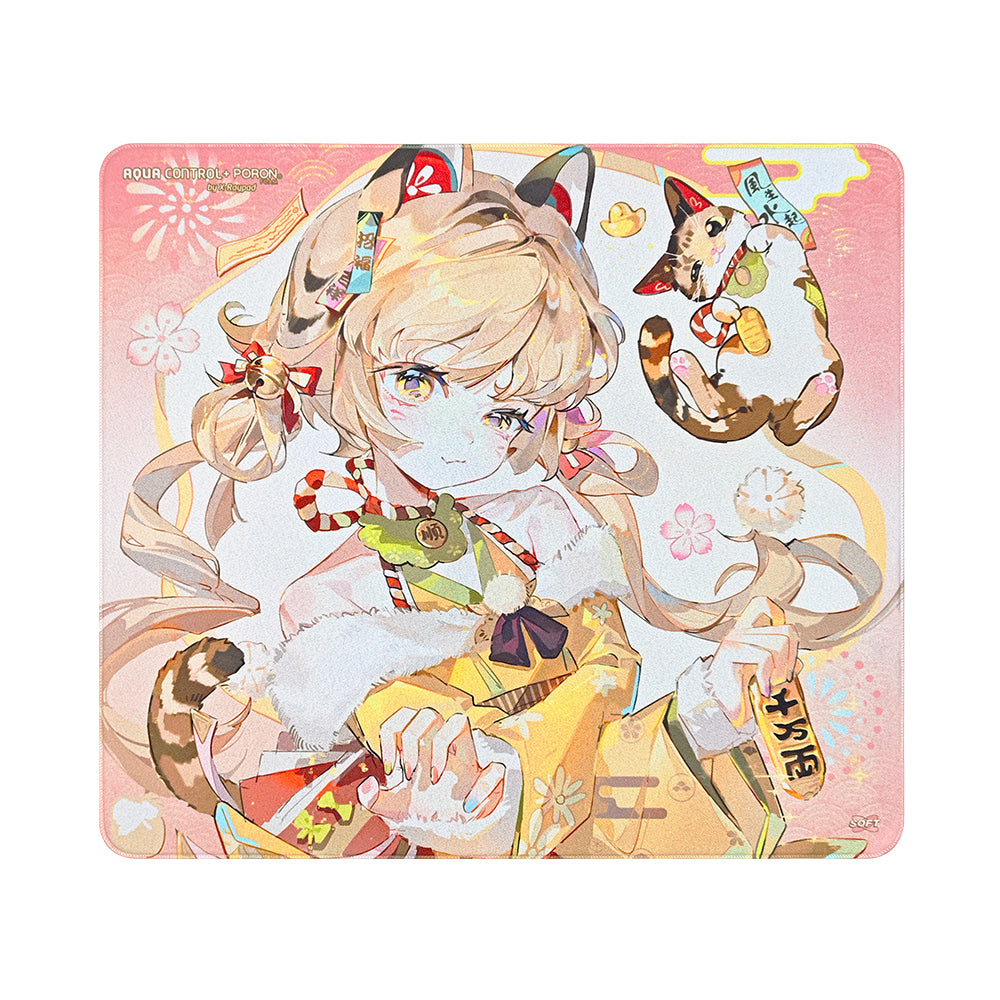 X-raypad Aqua Control Plus PORON® foam Gaming Mouse Pads NekoLuck Pink SOFT