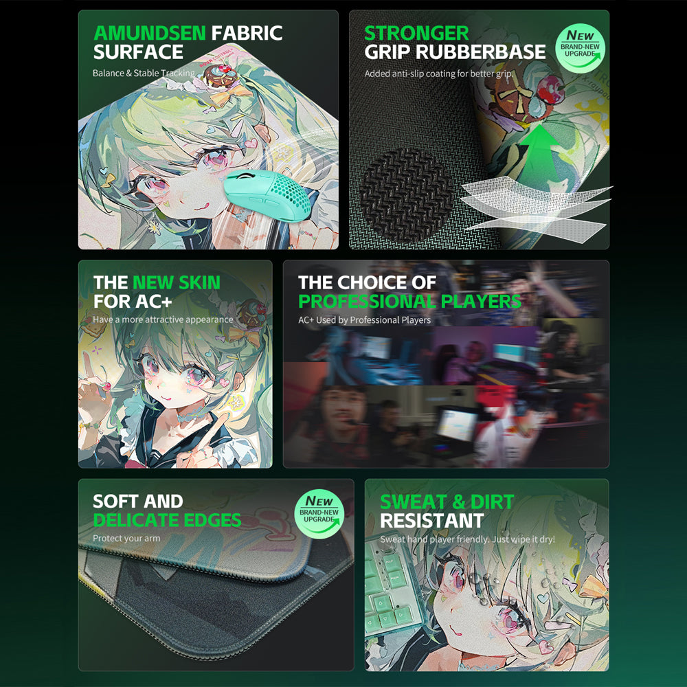X-raypad(エックスレイパッド) マウスパッド Aqua Control Plus Mint