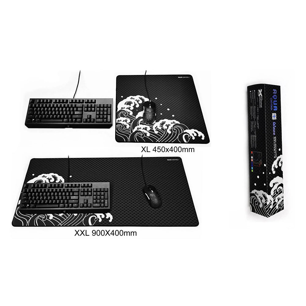 nachonekoマウスパッド aqua control plus wave ふもコレ × Nachoneko ゲーミングマウスパッド (ベースモデル X-raypad