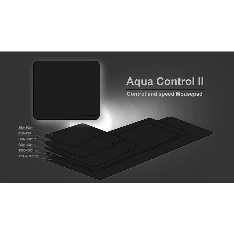 X-raypad(エックスレイパッド) マウスパッド Aqua Control II Black