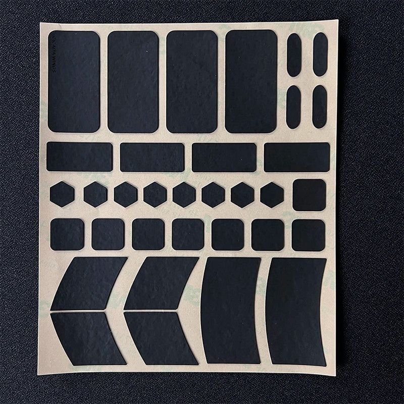 X-raypad Cicada Wings V2 Slicks Universal Pre-cut Grip Tape Black