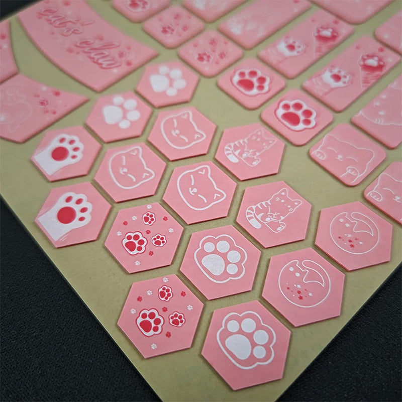 X-raypad Cicada Wings V2 Slicks Universal Pre-cut Grip Tape PINK Kitty