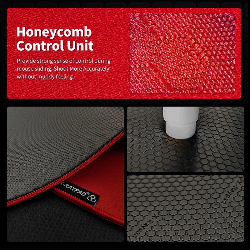X-raypad Unique Heavy Bee eSports Mousepad Red (CONTROL VERSION)