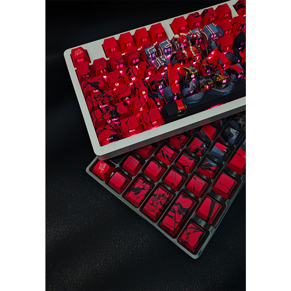 X-raypad x TERU Keycaps RedTail