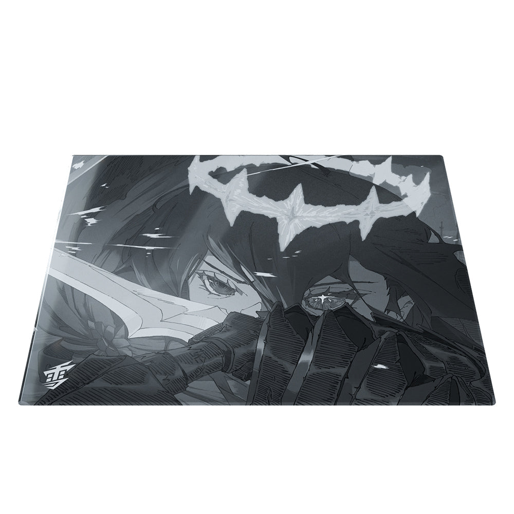 [Scheduled to ship early to mid-July 2024] Yuki Aim Glass Mousepad Katana Large Drop 1 [Cannot be shipped with other items]