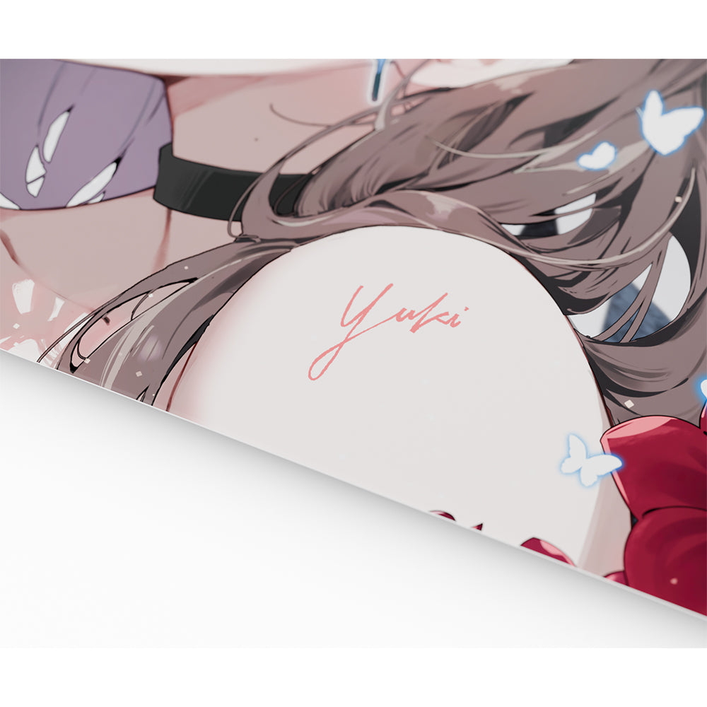 Yuki Aim x Pulsar Superglide3 Glass Mousepad (Yuki Aim Edition)