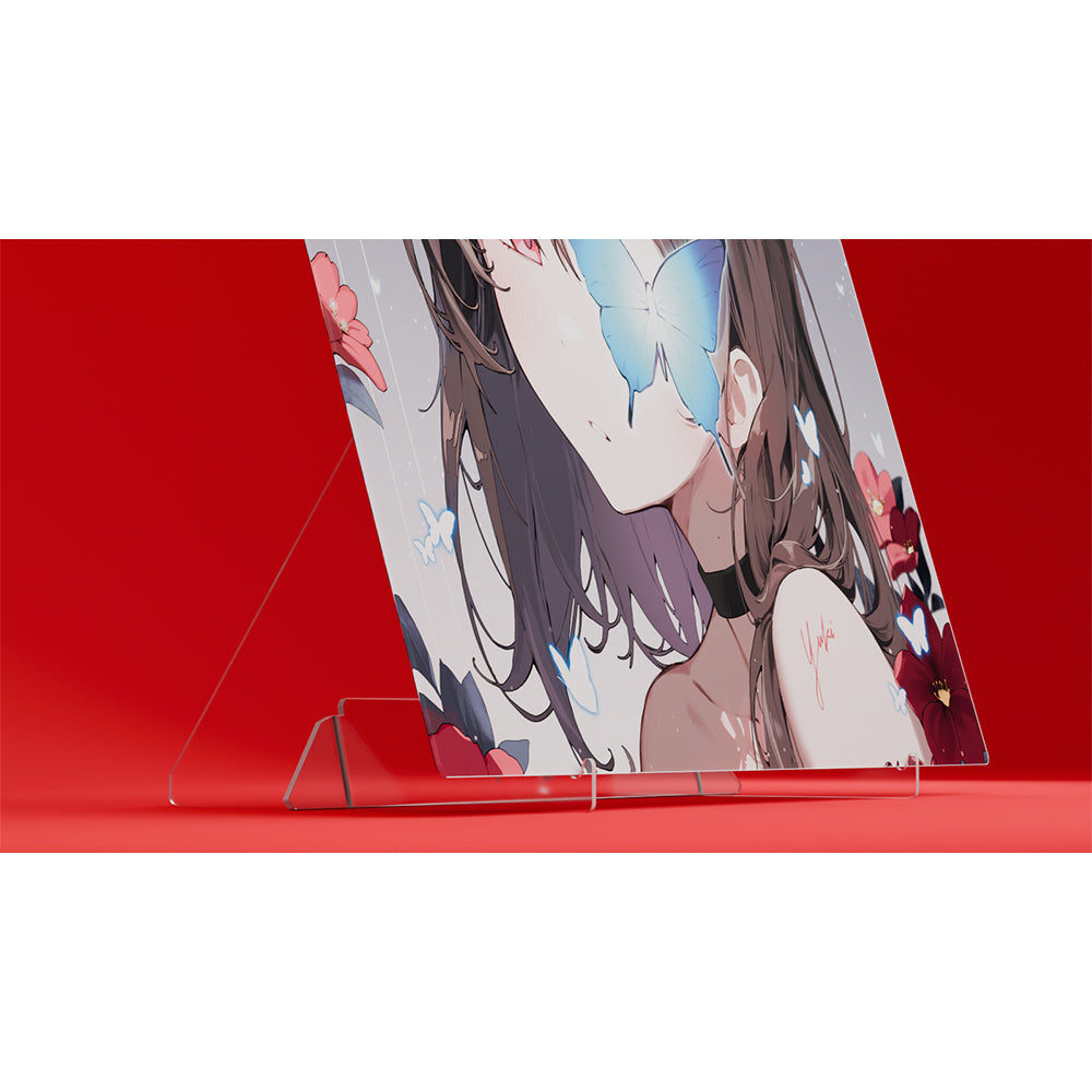 Yuki Aim x Pulsar Superglide3 Glass Mousepad (Yuki Aim Edition)
