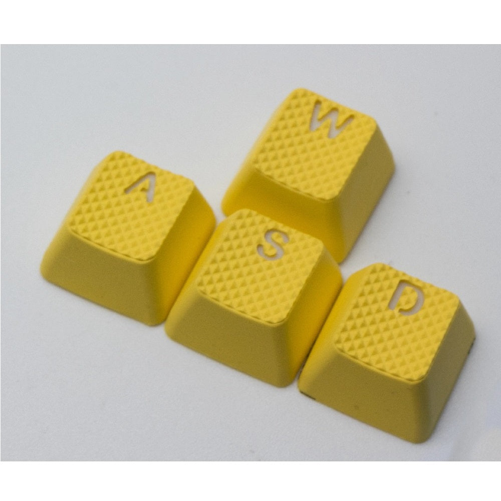 Tai-Hao Rubber Gaming Backlit Keycaps-18 keys/8 keys Yellow