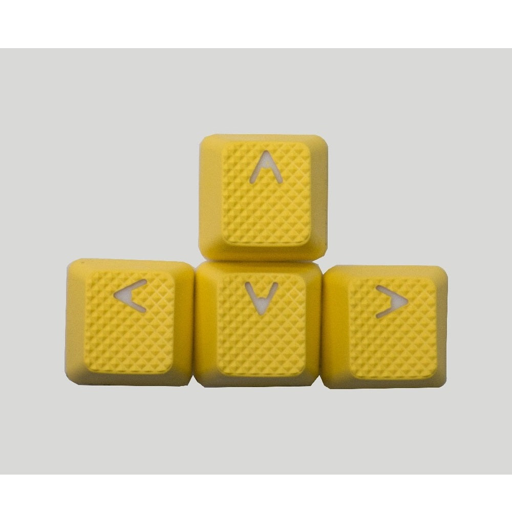 Tai-Hao Rubber Gaming Backlit Keycaps-18 keys/8 keys Yellow