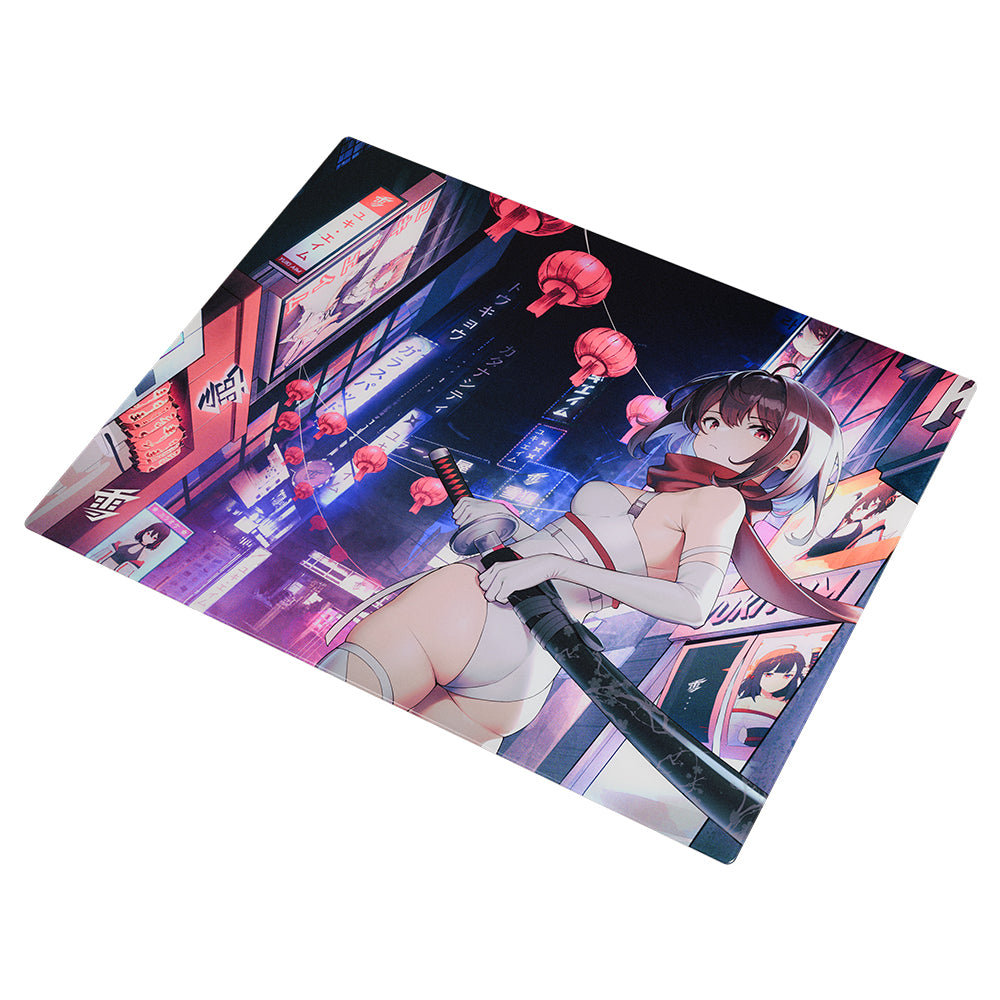 [2025 New Year's Inventory Campaign] Yuki Aim Glass Mousepad Katana Large [Cannot be shipped with other products]