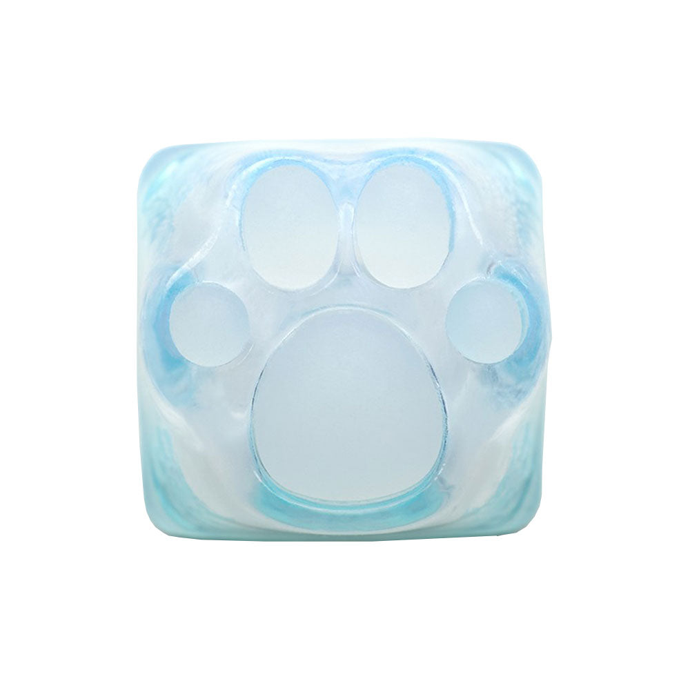 ZOMO PLUS 3D Printed Kitty Paw Keycap Ice for Cherry MX Switches