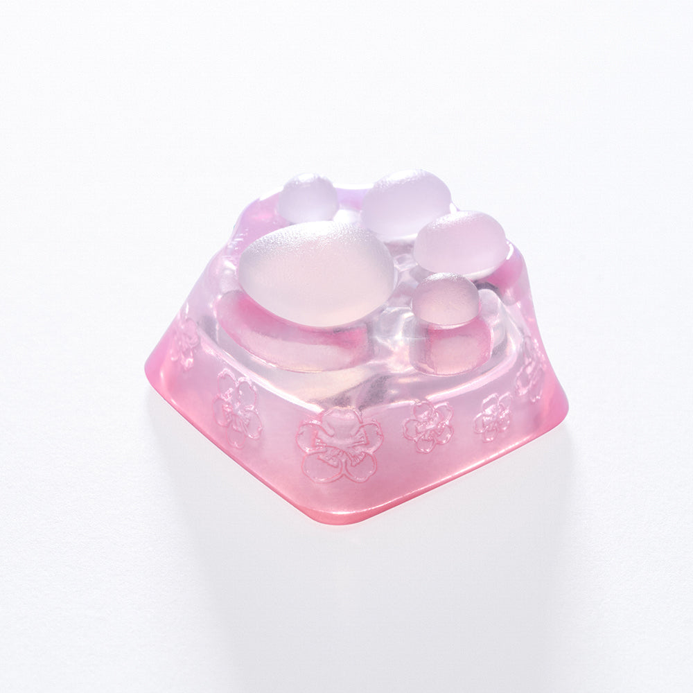 ZOMO PLUS 3D Printed Kitty Paw Keycap Sakura for Cherry MX Switches