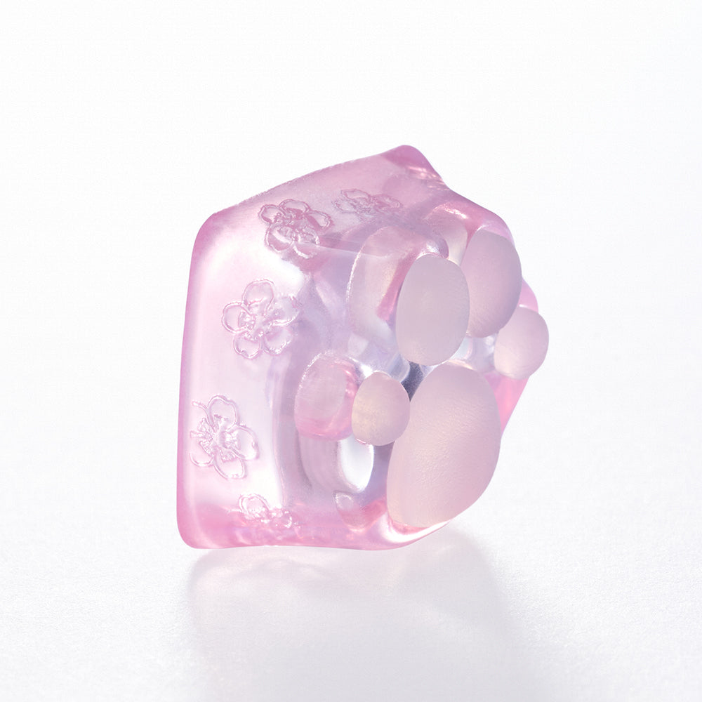 ZOMO PLUS 3D Printed Kitty Paw Keycap Sakura for Cherry MX Switches
