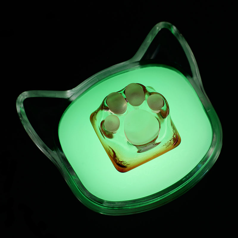 ZOMO PLUS 3D Printed Kitty Paw Keycap Snowflake Red for Cherry MX Switches