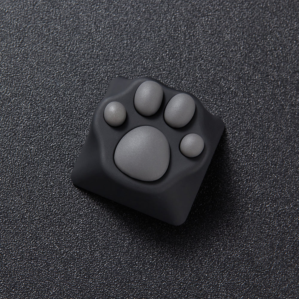 ZOMO PLUS ABS Kitty Paw Keycap Black Grey for Cherry MX Switches