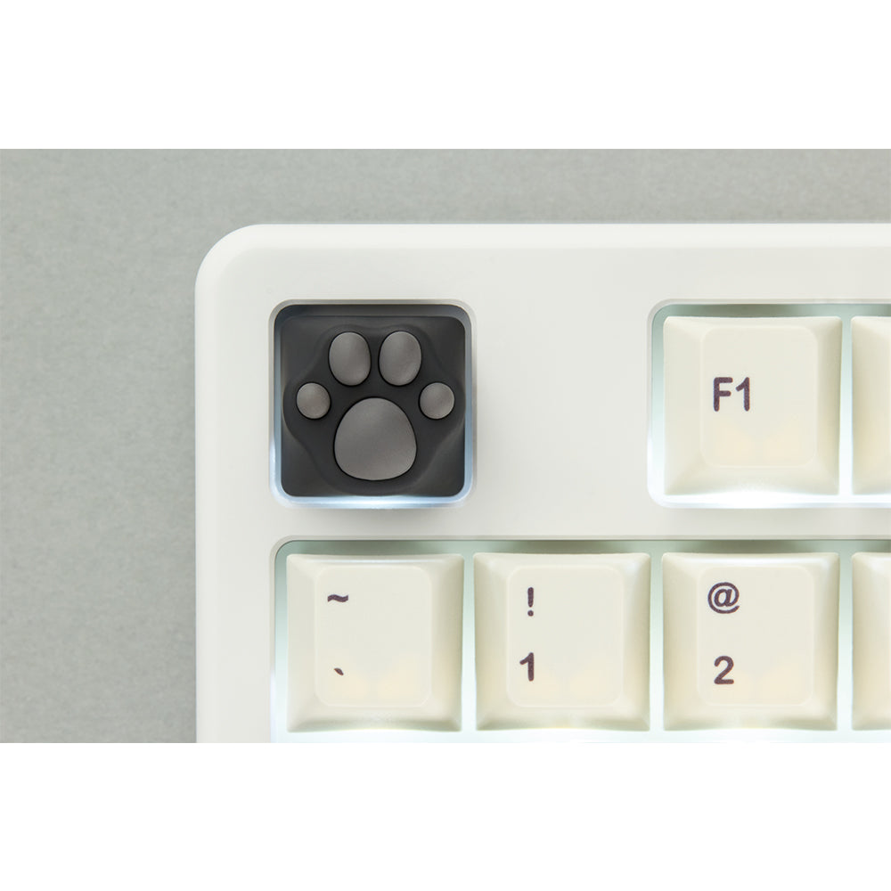 ZOMO PLUS ABS Kitty Paw Keycap Black Grey for Cherry MX Switches