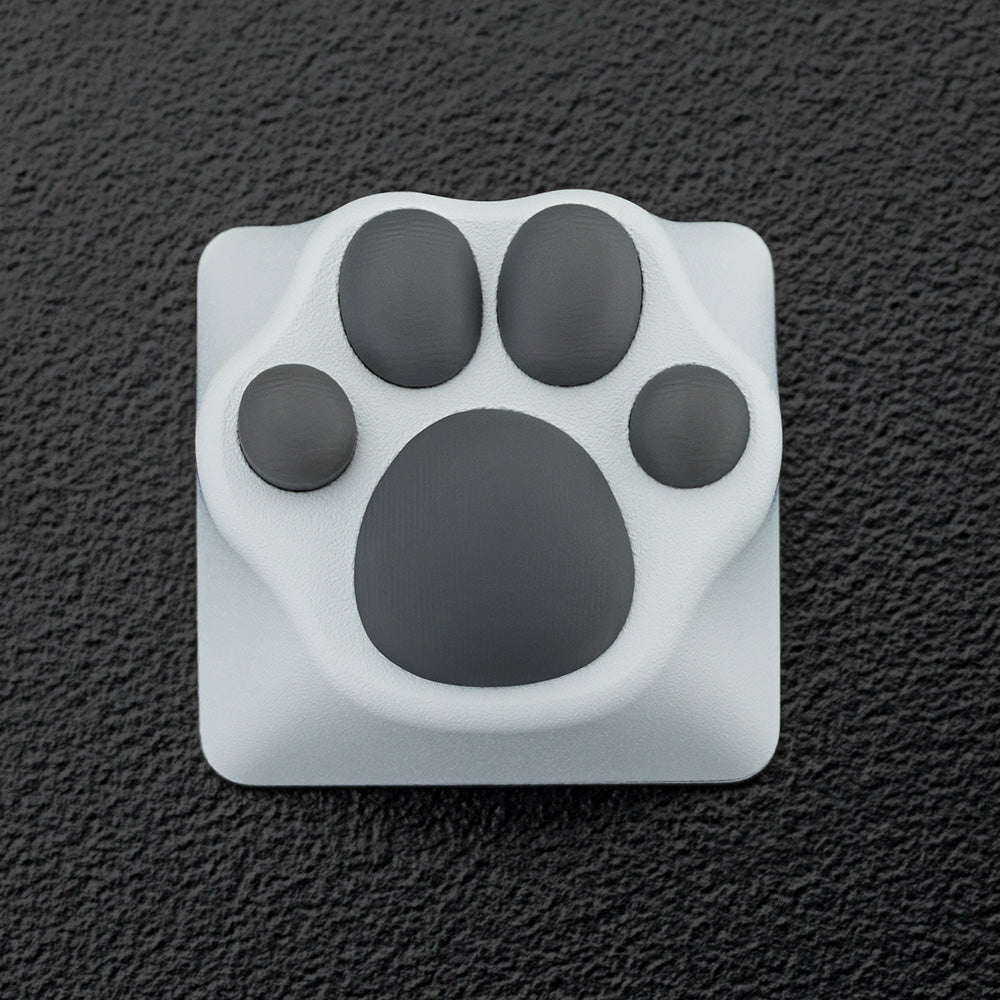 ZOMO PLUS ABS Kitty Paw Keycap White Gray for Cherry MX Switches