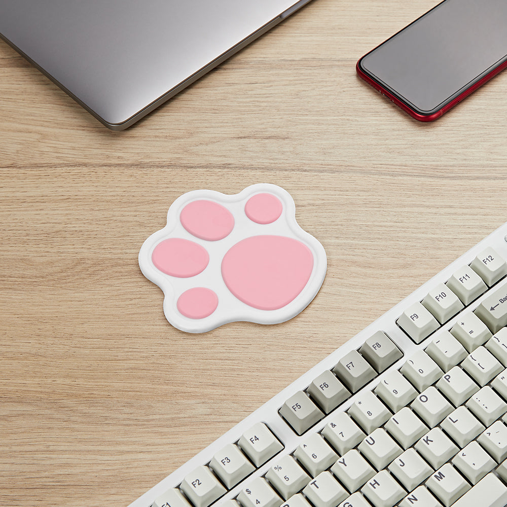 ZOMO PLUS Cat Paw Coaster White Pink