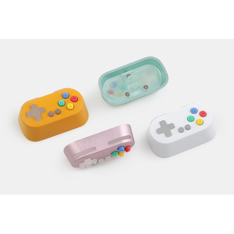 HolyOOPS x ZOMOPLUS Gamepad Controller Capslock Artisan Keycap White